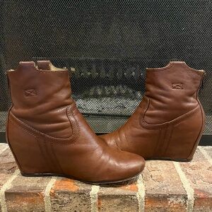 FRYE Wedge bootie size 9